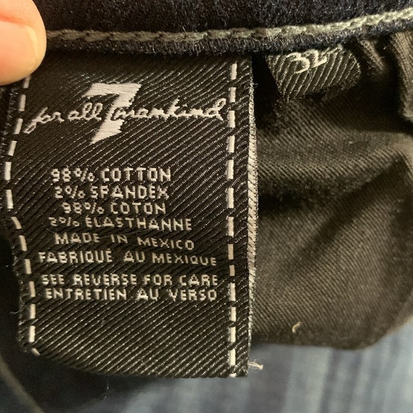 7 For All Mankind “Slimmy” Darkwash Stretch Jeans size 32 - Picture 11 of 13